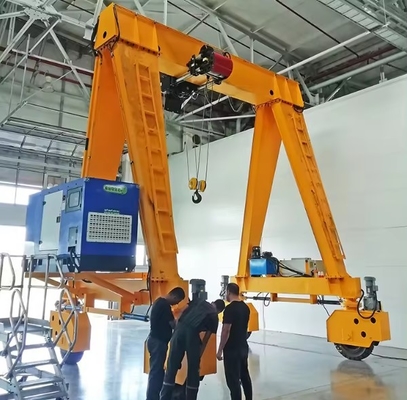 Safe Lifting Mobile Gantry Cranes In Workshop Or Yards