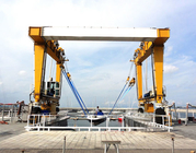 150T Travel Lift Boat Hoist Crane Mobile Boat Crane